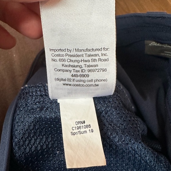 Eddie Bauer Hiking Outdoor Fishing Travel Cropped Pants Womens Size 12 Navy Blue - Picture 8 of 10